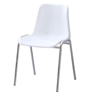HABITMOBEL Conjunto 6 Sillas Modelo PILMA, apilable, cromad…