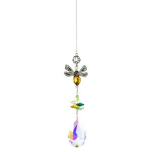 Enwye Atrapasueños De Abeja De Cristal De Colores con Diama…