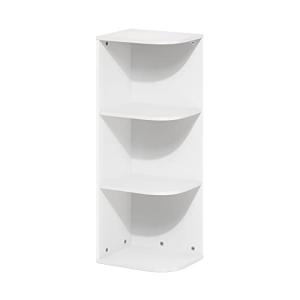 Furinno Pasir Estantería Abierta Librería de 3 Niveles, Esq…