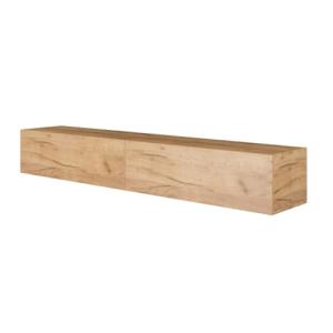 Planetmöbel Mueble de TV de 200 cm de Roble Dorado con 2 Pu…