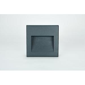 MLUX Baliza Empotrable Pared | 10W | IP65 | 220x220mm | Bla…