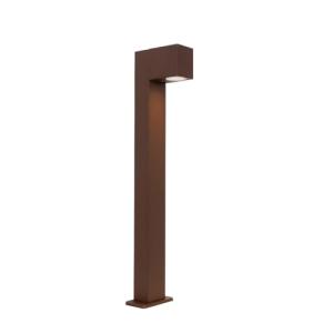 Qazqa Moderno Baliza industrial óxido 65cm IP44 - BALENO Al…