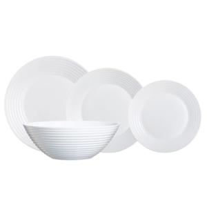 Luminarc Harena Vajilla Opal 19 Piezas - 6 Personas