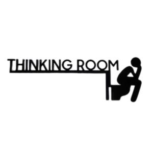 THINKING ROOM - Escultura de pared de hierro para colgar en…