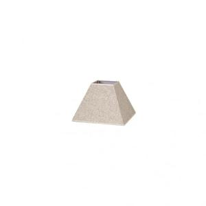 Pantalla de lámpara E27, lino beige, 17x8x13 cm, ideal para…
