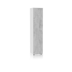 duehome | Armario Multiusos con 1 Puerta, Columna de Almace…