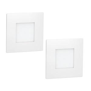 ledscom.de 2 LED luz de escalera/luz de pared empotrada FEX…