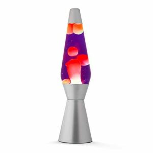 I-TOTAL -Lámpara de lava iluminante colorada (Morado 2)