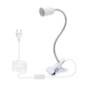 LAKONEI Lámpara E27 con Pinza Lámpara de Clip de Metal Lamp…