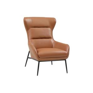 Vente-unique - Sillón de Piel de búfalo Camel DINNIA