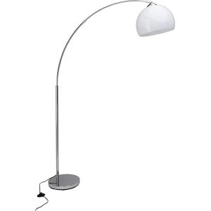 BRILLIANT lámpara Vessa bow lámpara de pie 1.7m cromo/blanc…