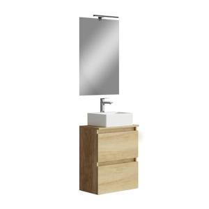 Baikal MAIA, Mueble de baño pequeño con Lavabo cerámico y E…