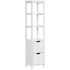 kleankin Armario Alto de Baño Multiusos Mueble Columna con…