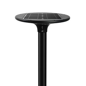 VELAMP Farola LED solar 2300 lúmenes, IP65, (poste no inclu…