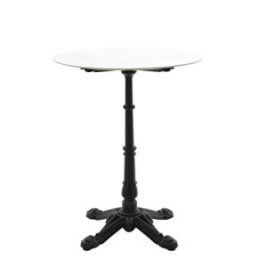 METRO Professional Mesa de Bistro/Bar, Acero y Piedra sinte…