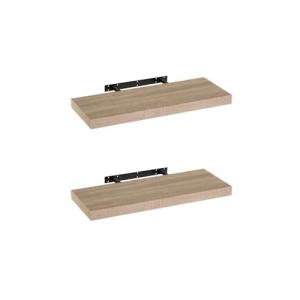 LOLAhome - Set de 2 Baldas Flotantes para Pared de Madera N…