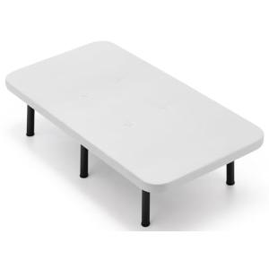 habithor - Base Tapizada 3D Color Blanco Fabricada con Estr…