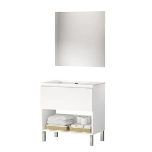 Baikal Mueble de Baño Gap. Mueble Suspendido con Puerta Aba…