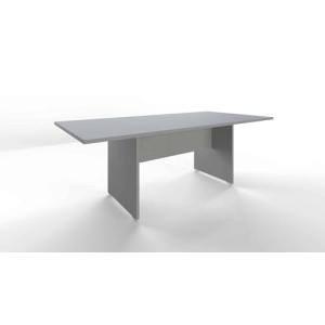 FBasic Mesa de reuniones rectangular de madera – Stone Grey…