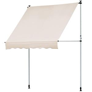 Outsunny Toldo Manual Retráctil 4x1,2 m Toldo Exterior Terr…