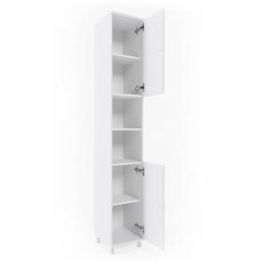 Vicco Armario de baño Fynn, Blanco, 30 x 190 cm