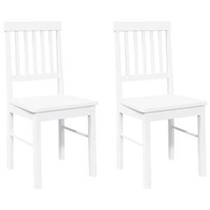 vidaXL Sillas de Comedor 2 Unidades Madera Maciza de Caucho…