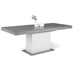 IDMarket – Mesa de comedor extensible rectangular Eden 6-10…
