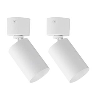 Klighten 2 Pcs Foco de Techo Blanco Orientable GU10, Focos…