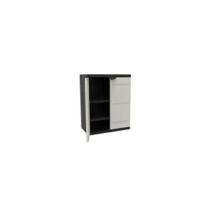 Plastiken Armoire basse TITANIUM 70cm, Negro, 2