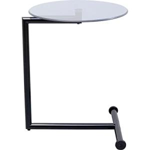 Kare Design Mesa Auxiliar Easy Living, Negra, Mesa Redonda,…