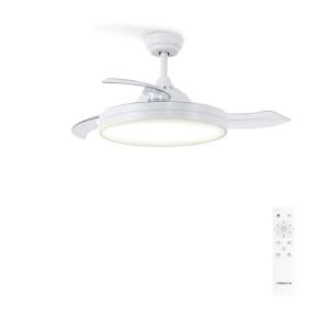 CREATE / WIND CLEAR/Ventilador de techo con luz blanco con…