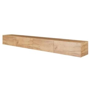 Planetmöbel Mueble de TV de 280 cm de Roble Dorado con 4 Pu…