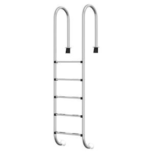 vidaXL Escalera para Piscina Acero Inoxidable 304 54x38x211…