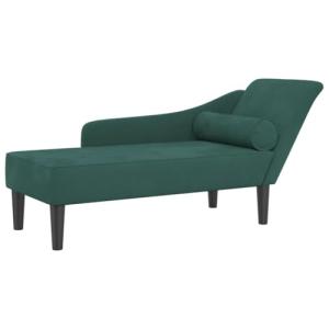 VidaXL Sofá Diván Chaise Longue con Cojines de Terciopelo V…