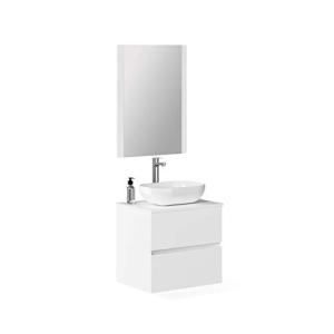 Baikal Mueble de Baño Onyx. Mueble MONTADO, Mueble 2 cajone…
