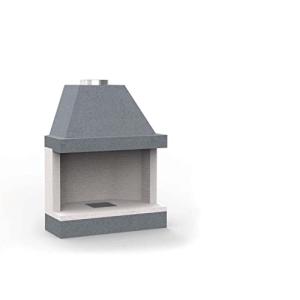 Chimenea de leña abierta refractaria EDILMARK modelo KR 102