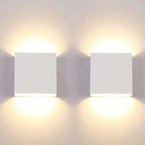 CHEVVY 2 Piezas Aplique LED de Pared Interior 7W Impermeabl…