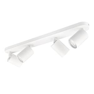 KYOTECH Lámpara de Techo LED con 4 focos LED GU10 Focos Ori…