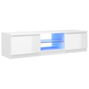 vidaXL Mueble para TV con Luces LED Soporte Mobiliario Apar…