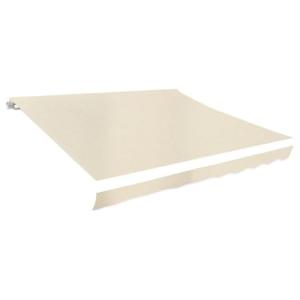 vidaXL Parte Superior del Toldo de Lona Color Crema 3 x 2,5…