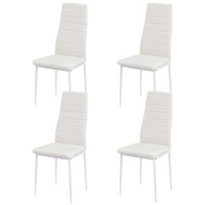 buybyroom Juego de 4 sillas de Comedor, Mesa de Comedor y A…