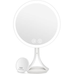 Auxmir Espejo Maquillaje con Luz Recargable 2000mAh, Espejo…