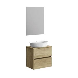 Baikal Mueble de Baño Onyx. Mueble MONTADO, Mueble 2 cajone…
