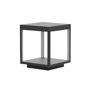 LUOYAOB Farol Pie Sobremuro Exterior Lámpara de columna cua…