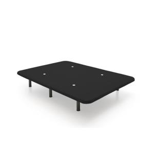 HOGAR24 ES - Base Tapizada en Color Negro - Tejido 3D Trans…
