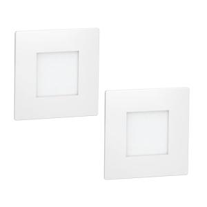 ledscom.de 2 LED luz de escalera/luz de pared empotrada FEX…