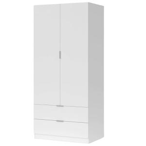 Miroytengo Armario de Dormitorio en Blanco Mate 82 cm, Fabr…