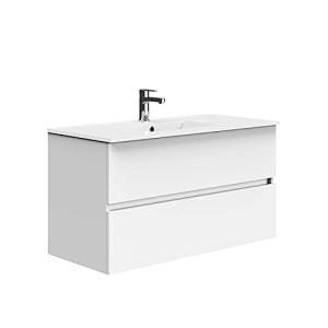 Baikal Mueble de Baño Dos cajones, suspendido a la Pared co…