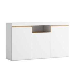 Mobelcenter, Mueble Aparador Moderno Elis, Bufet Blanco Mat…