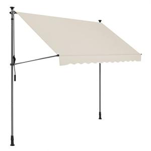 SONGMICS Toldo Manual, Toldo para Balcón, Altura Regulable,…